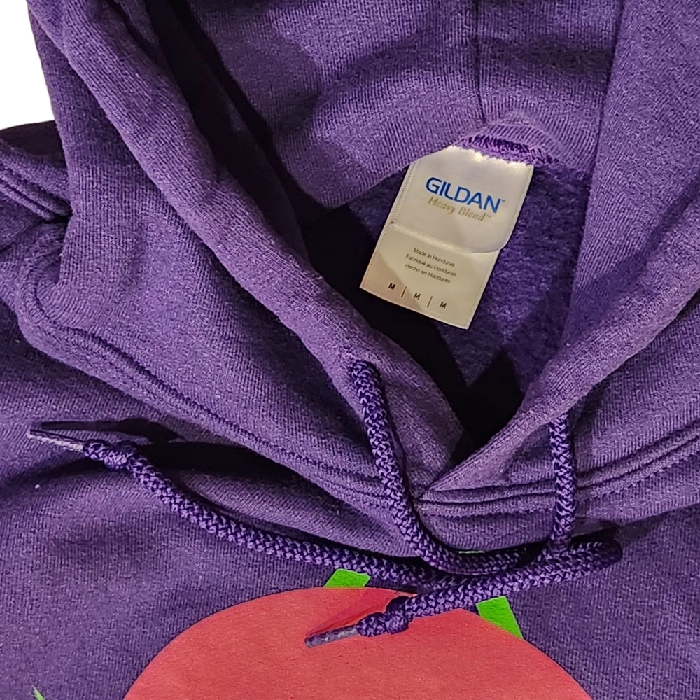 NWOT 'The Flaming Lips' Official Tour Purple Hoodie Sweatshirt - Picture 3 of 5